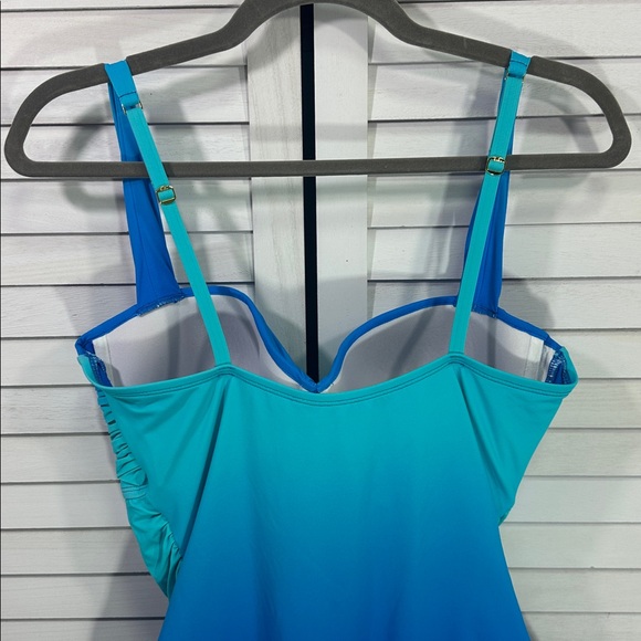 Bleu Rod Beattie One-Piece Swimsuit Size 14 W/Underwire Like New - Picture 8 of 14